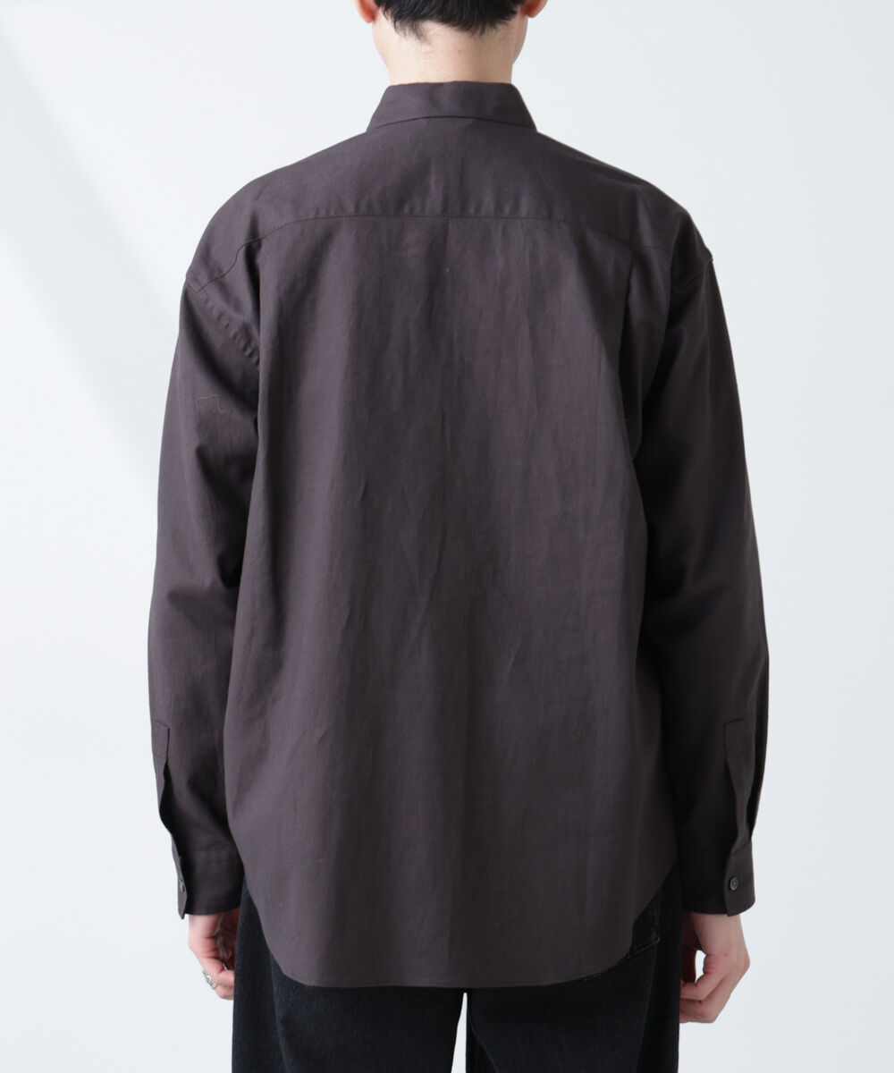 nano･universe「「BELGIUM LINEN FABRICS」リネンコットンレギュラーシャツ」|シャツ・ブラウス|