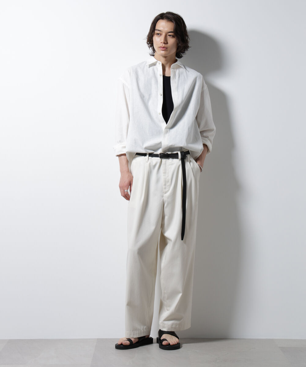 nano･universe「「BELGIUM LINEN FABRICS」リネンコットンレギュラーシャツ」|シャツ・ブラウス|