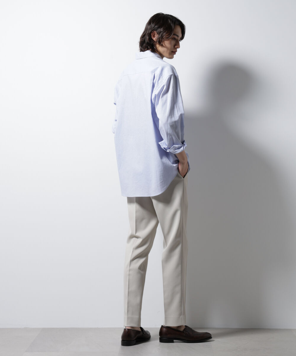 nano･universe「「BELGIUM LINEN FABRICS」リネンコットンレギュラーシャツ」|シャツ・ブラウス|