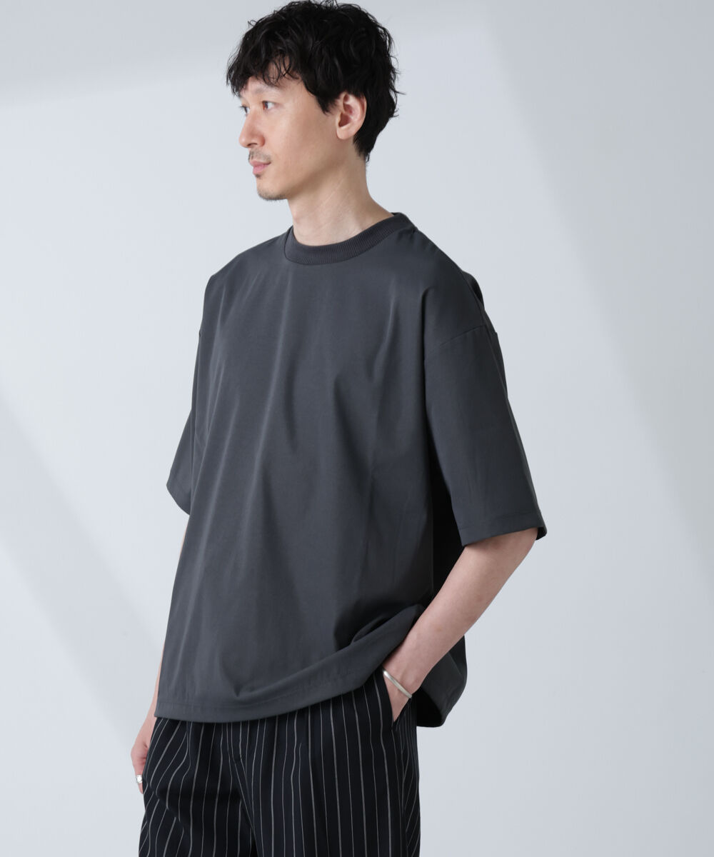 nano･universe「ストレッチファブリックバルーンTシャツ」|Tシャツ・カットソー|
