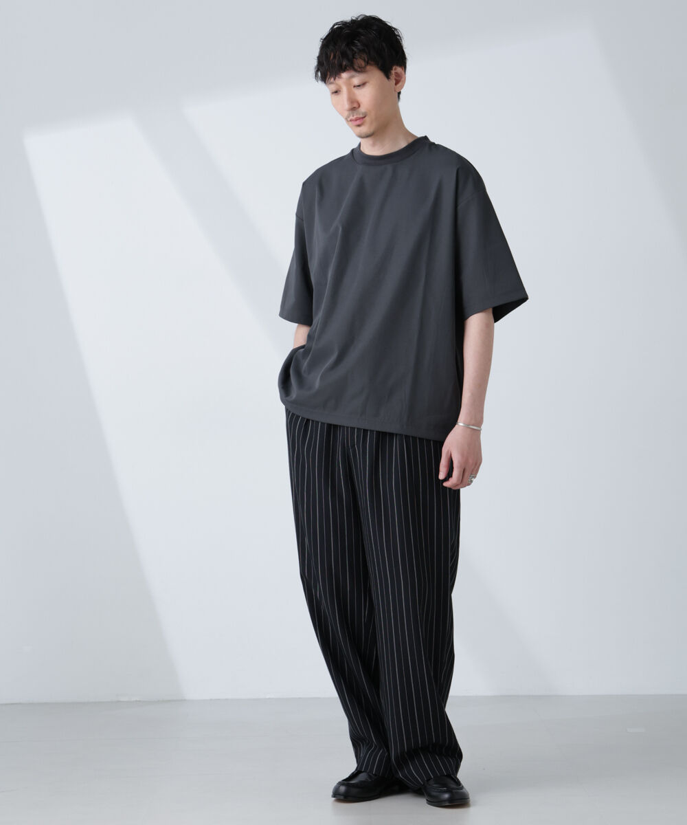 nano･universe「ストレッチファブリックバルーンTシャツ」|Tシャツ・カットソー|