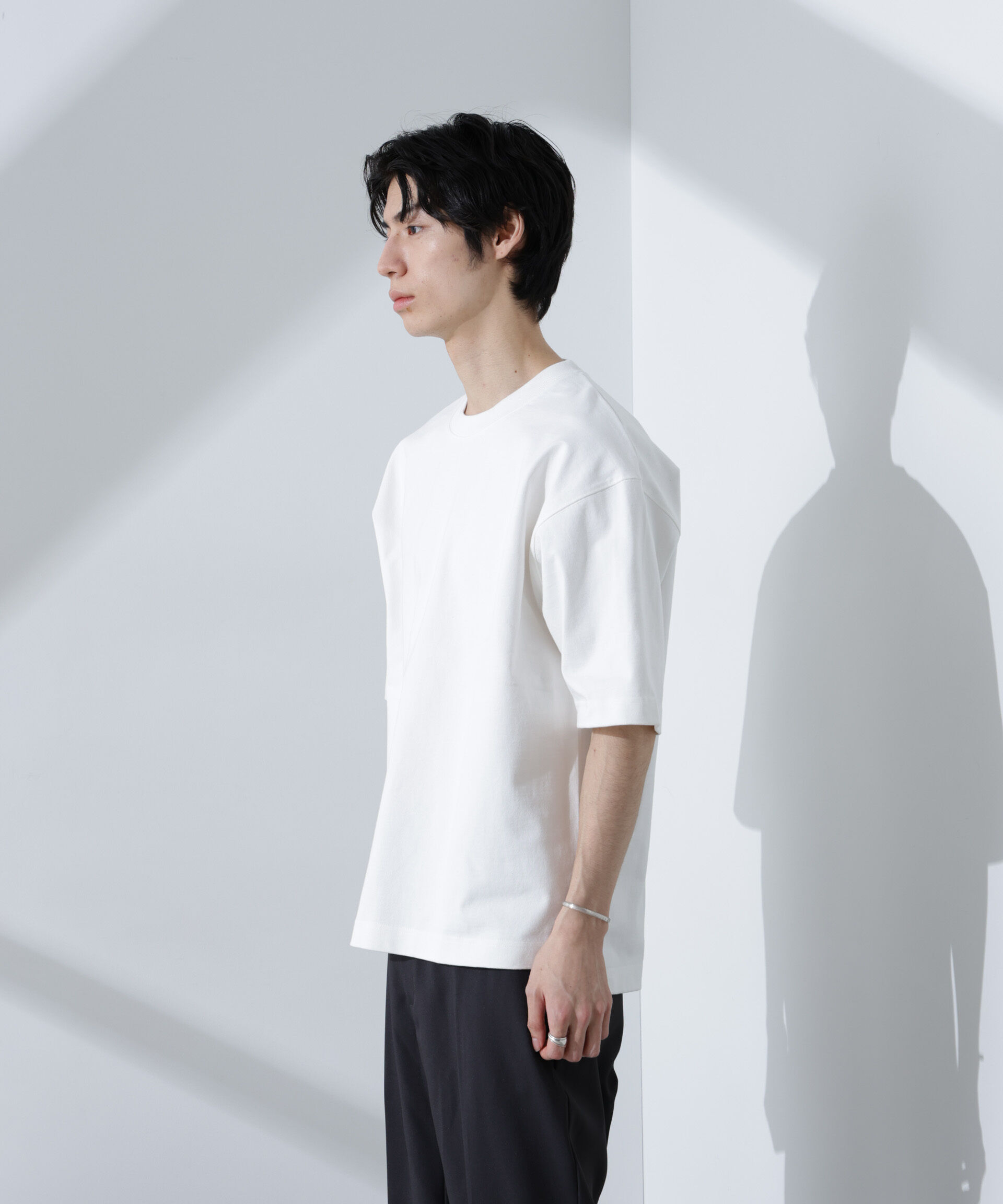 nano･universe「ヘビーオンスワイドTシャツ 半袖」|Tシャツ・カットソー|