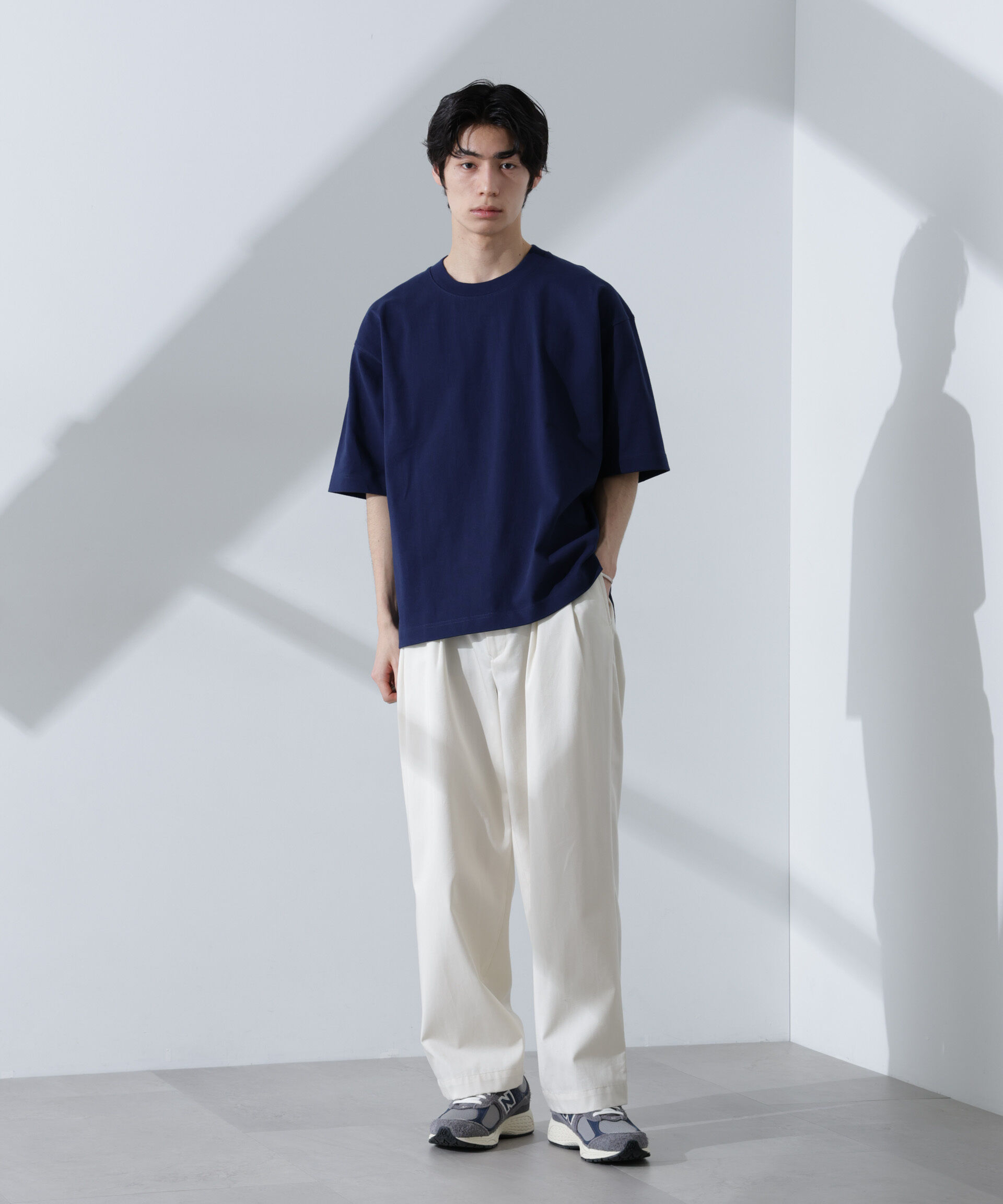 nano･universe「ヘビーオンスワイドTシャツ 半袖」|Tシャツ・カットソー|