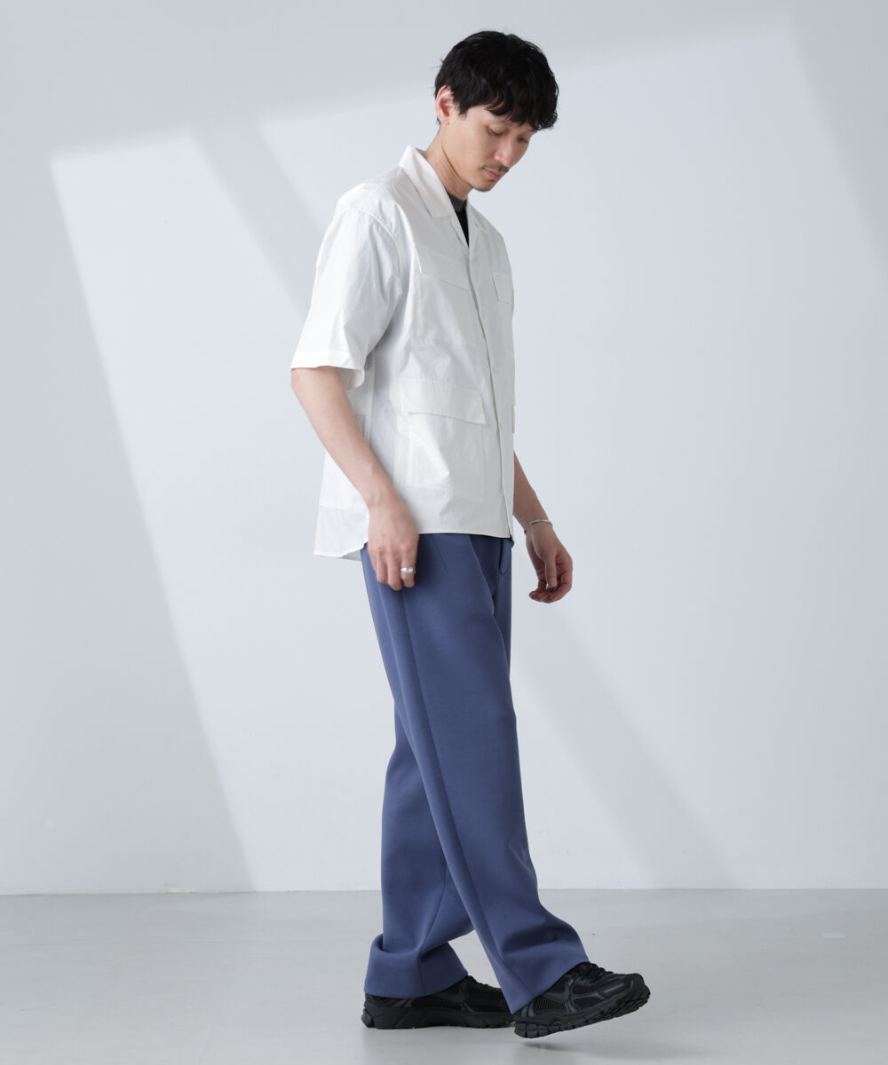 nano･universe「「NJ/CLUB」 ユーティリティマルチポケットシャツ 半袖」|シャツ・ブラウス|