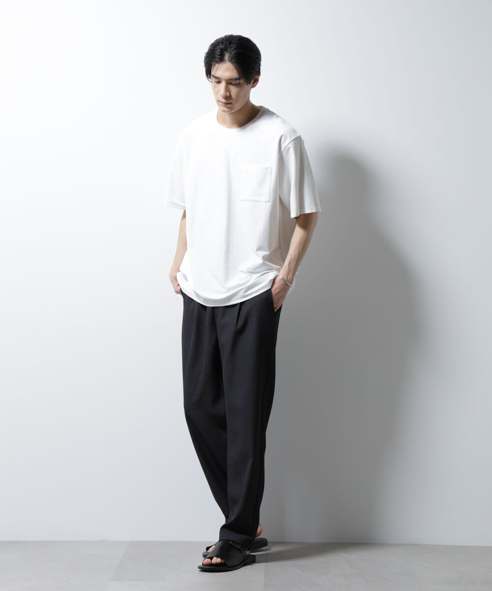 nano･universe「「MC」coveross(R)ツイル調 冷感プレーティング天竺 ポケットTシャツ」|Tシャツ・カットソー|