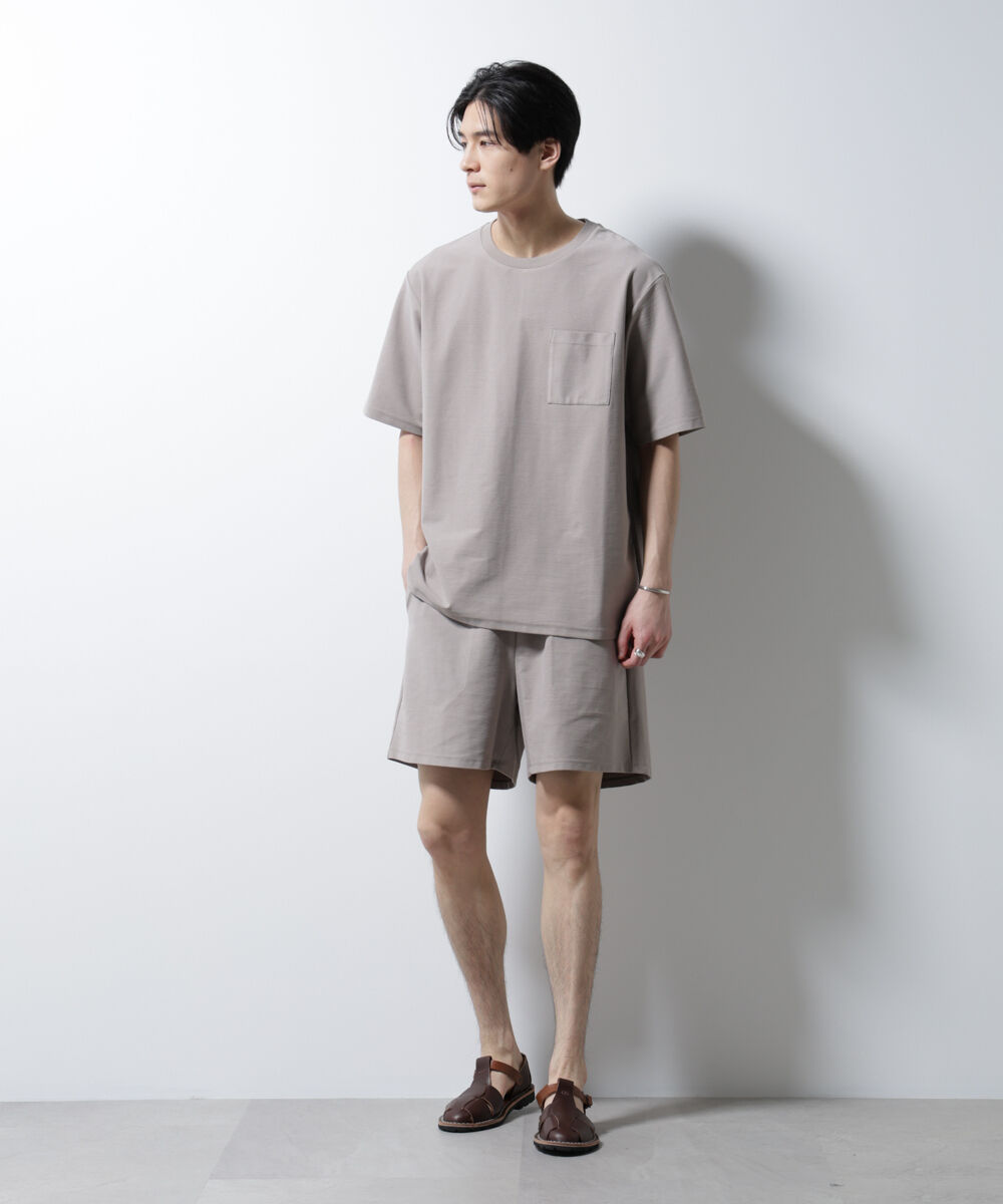 nano･universe「「MC」coveross(R)ツイル調 冷感プレーティング天竺 ポケットTシャツ」|Tシャツ・カットソー|