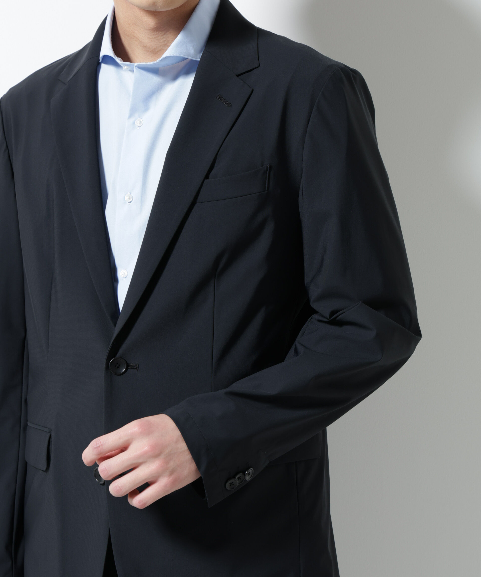 nano･universe「｢N JACKET PREMIUM｣ｸｰﾙﾀｯﾁ4WAYｽﾄﾚｯﾁｼﾞｬｹｯﾄ撥水(ｾｯﾄｱｯ 」|スーツ|