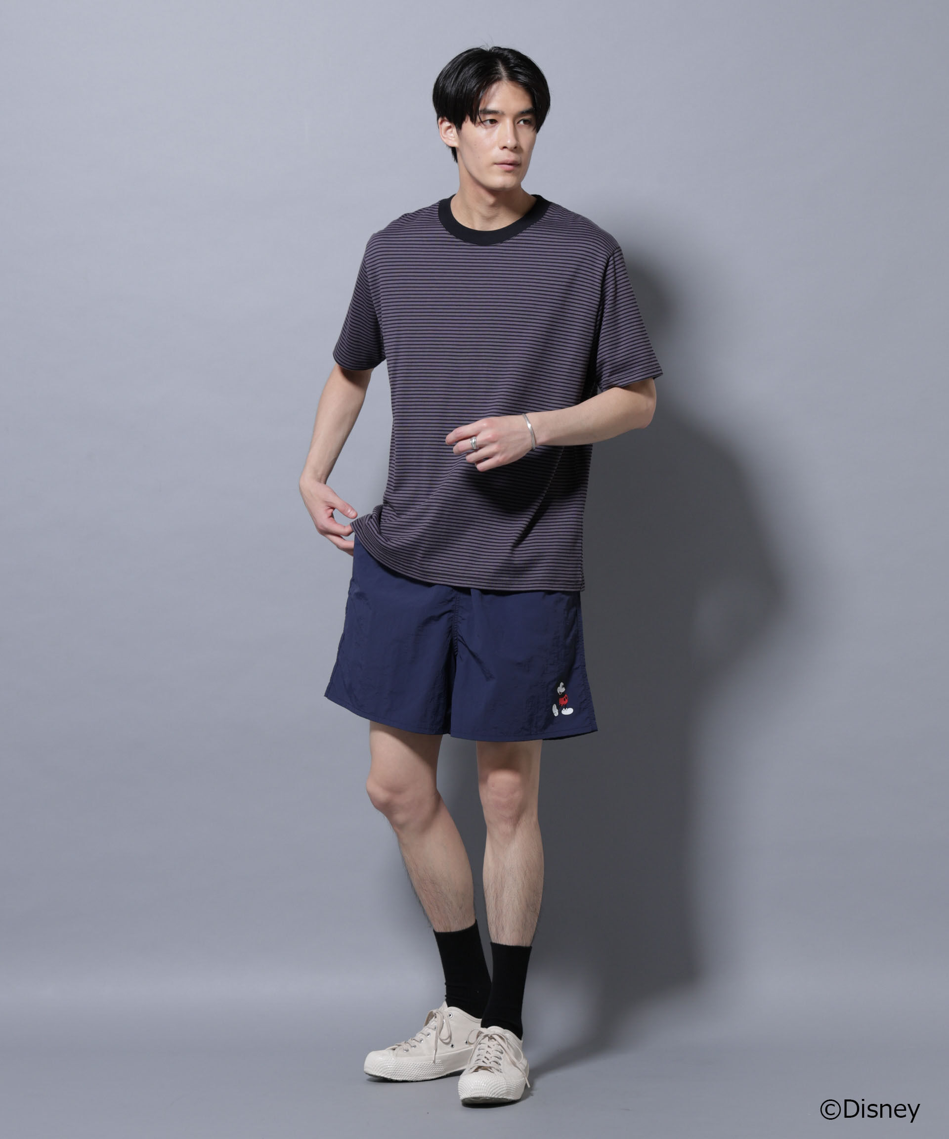 nano･universe「｢NJ/CLUB｣ ミッキーマウス/ナイロンショーツ」|チノ|