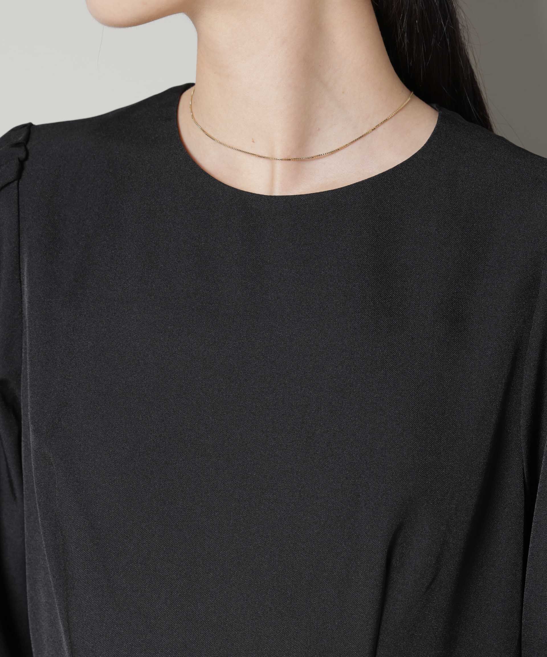 nano･universe「troisieme chaco/TWILL ペプラムトップス(セットアップ可)」|シャツ・ブラウス|