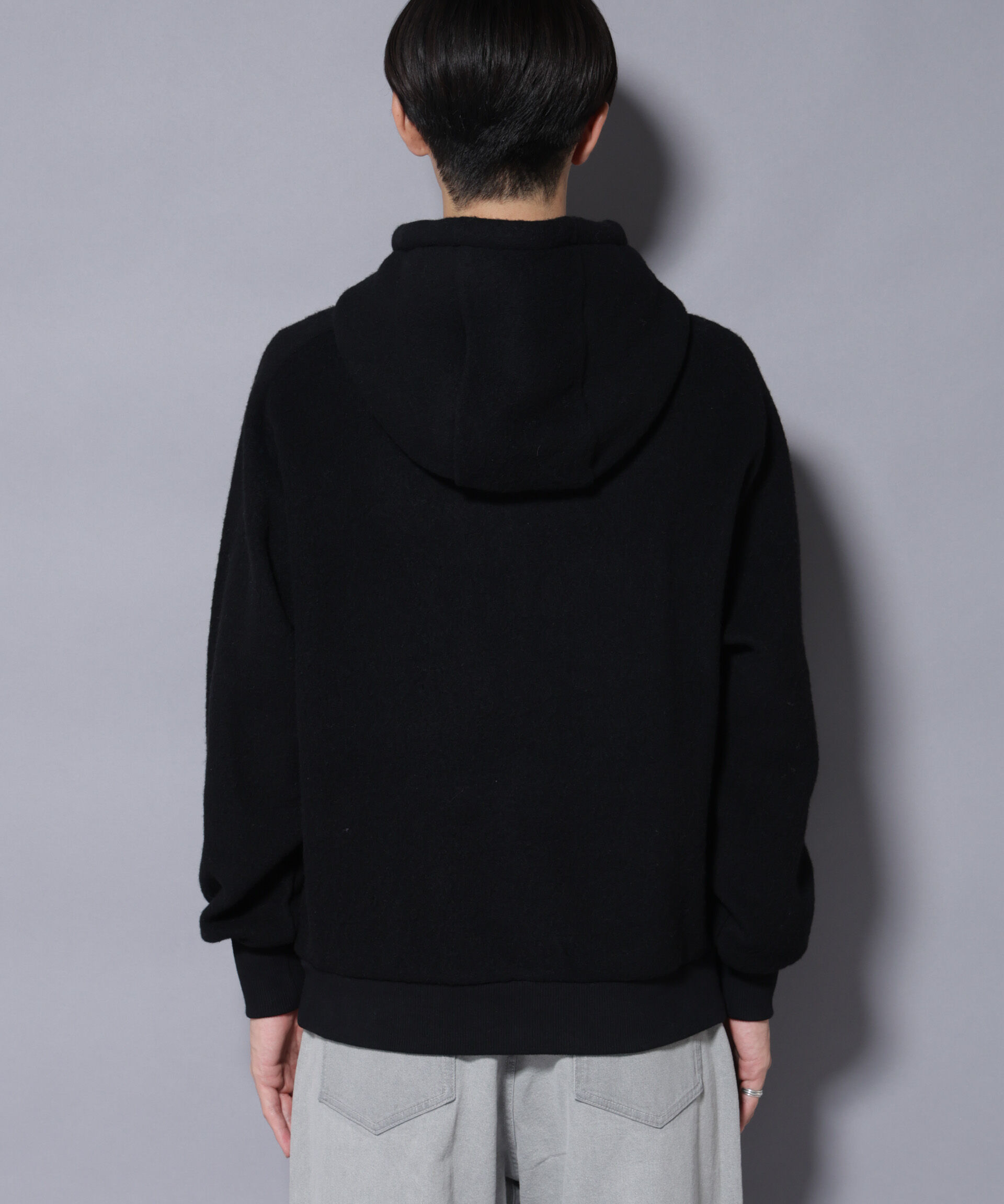 nano･universe「MIYATA&times;NANO JAPANMADE ウール/コットン パーカー」|Tシャツ・カットソー|