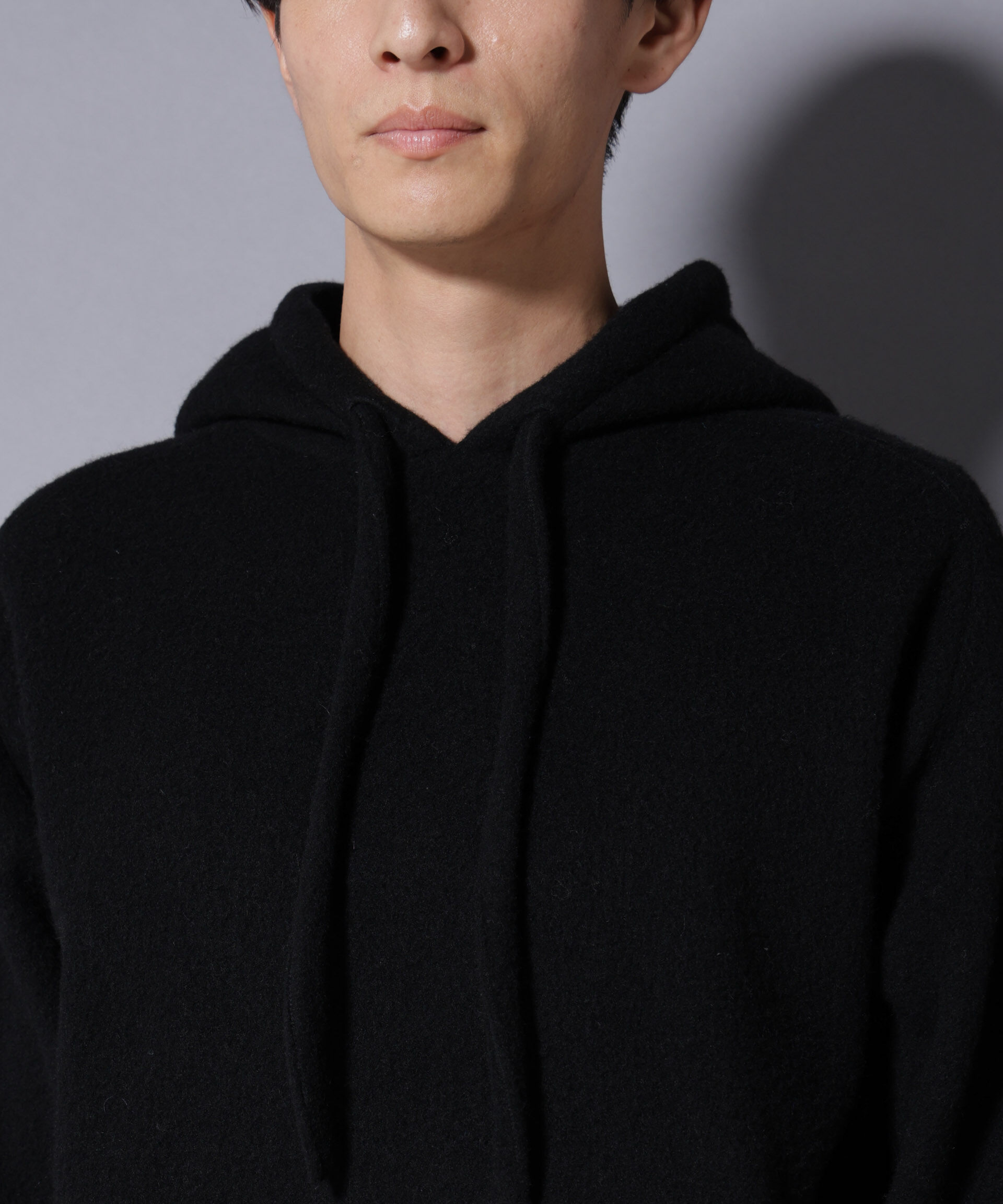 nano･universe「MIYATA&times;NANO JAPANMADE ウール/コットン パーカー」|Tシャツ・カットソー|