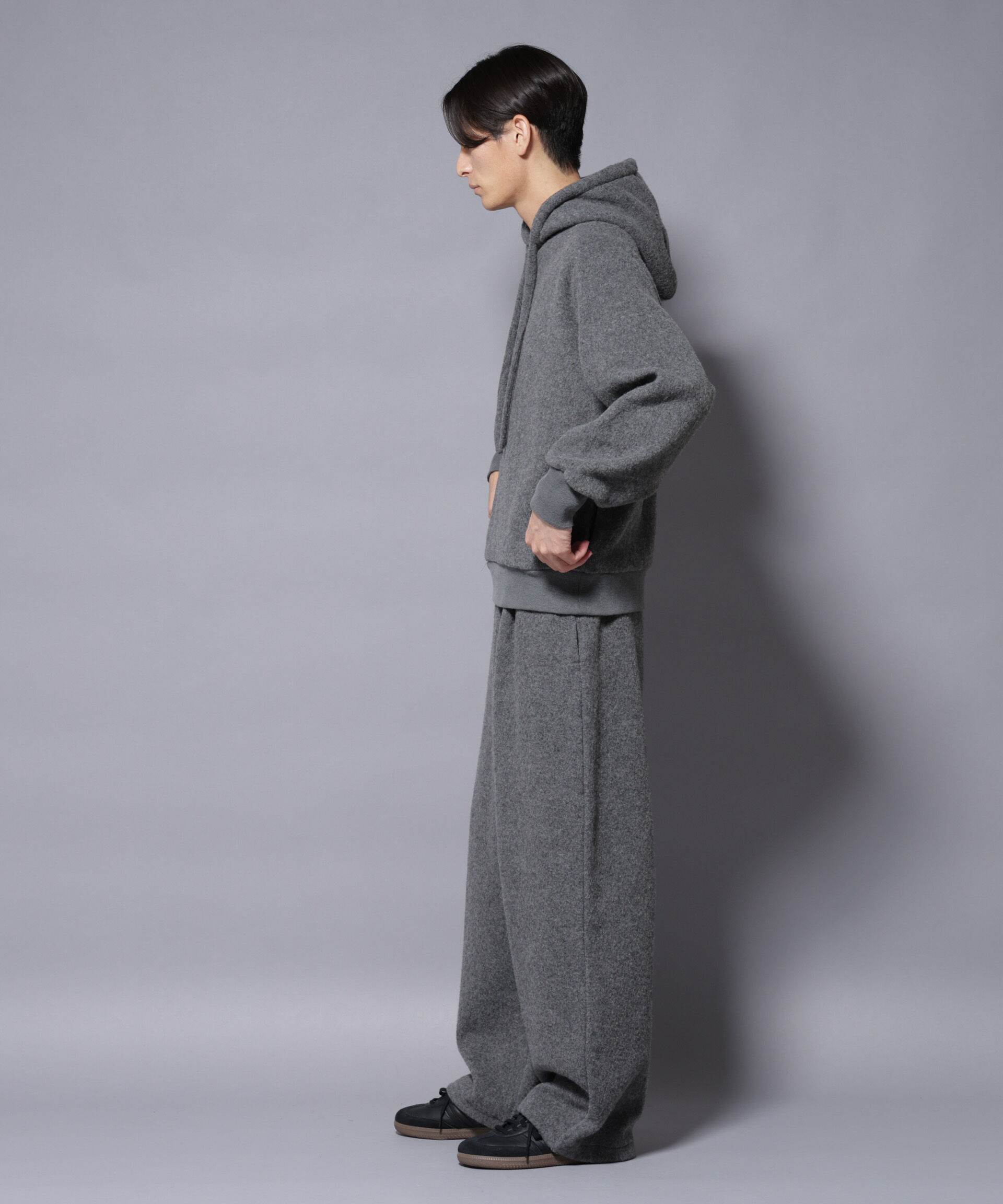 nano･universe「MIYATA&times;NANO JAPANMADE ウール/コットン パーカー」|Tシャツ・カットソー|