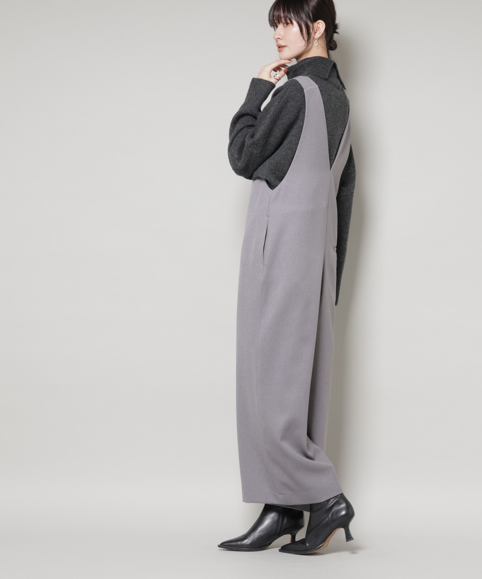 nano･universe「Vネックオールインワン」|ワンピース|