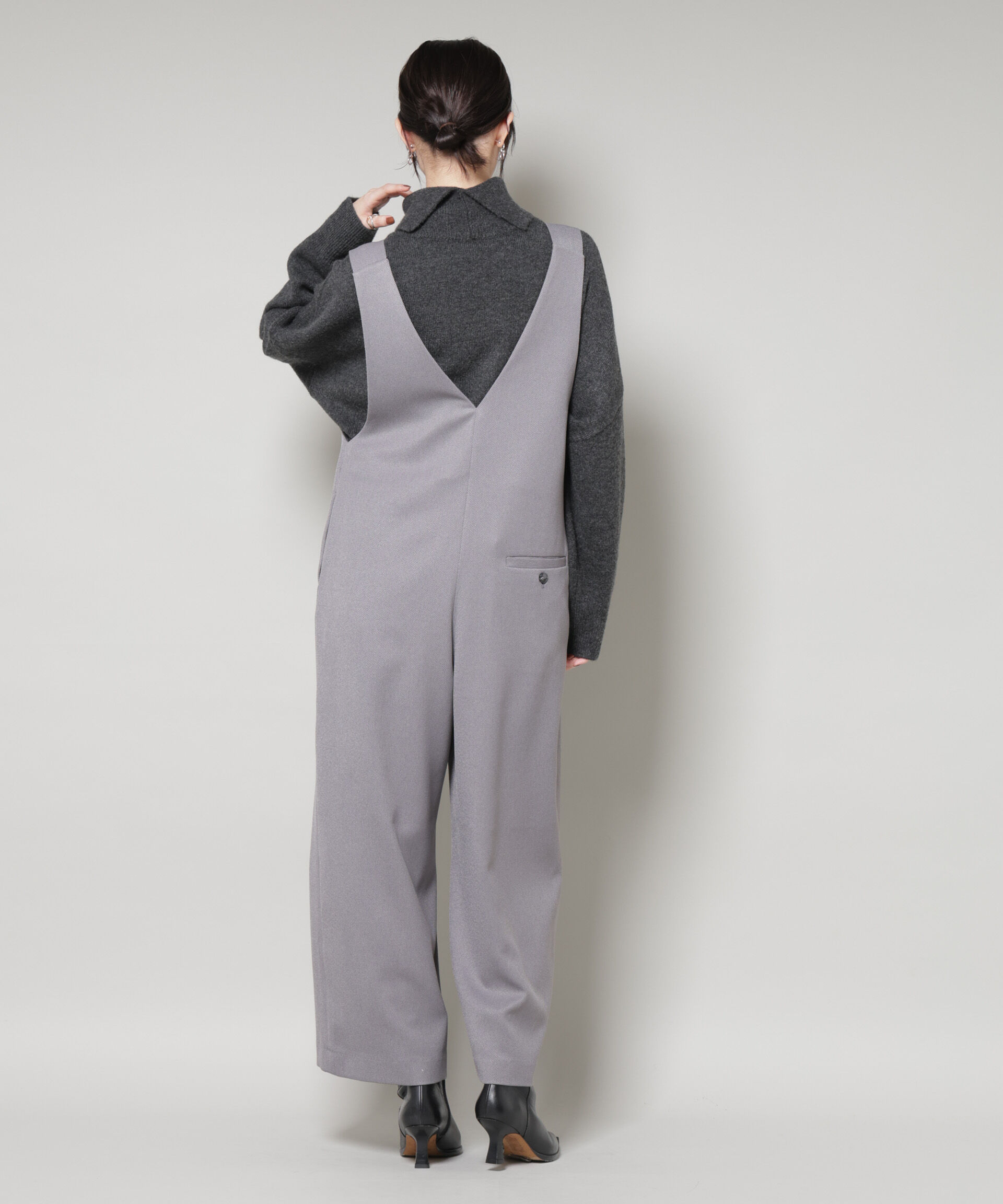 nano･universe「Vネックオールインワン」|ワンピース|