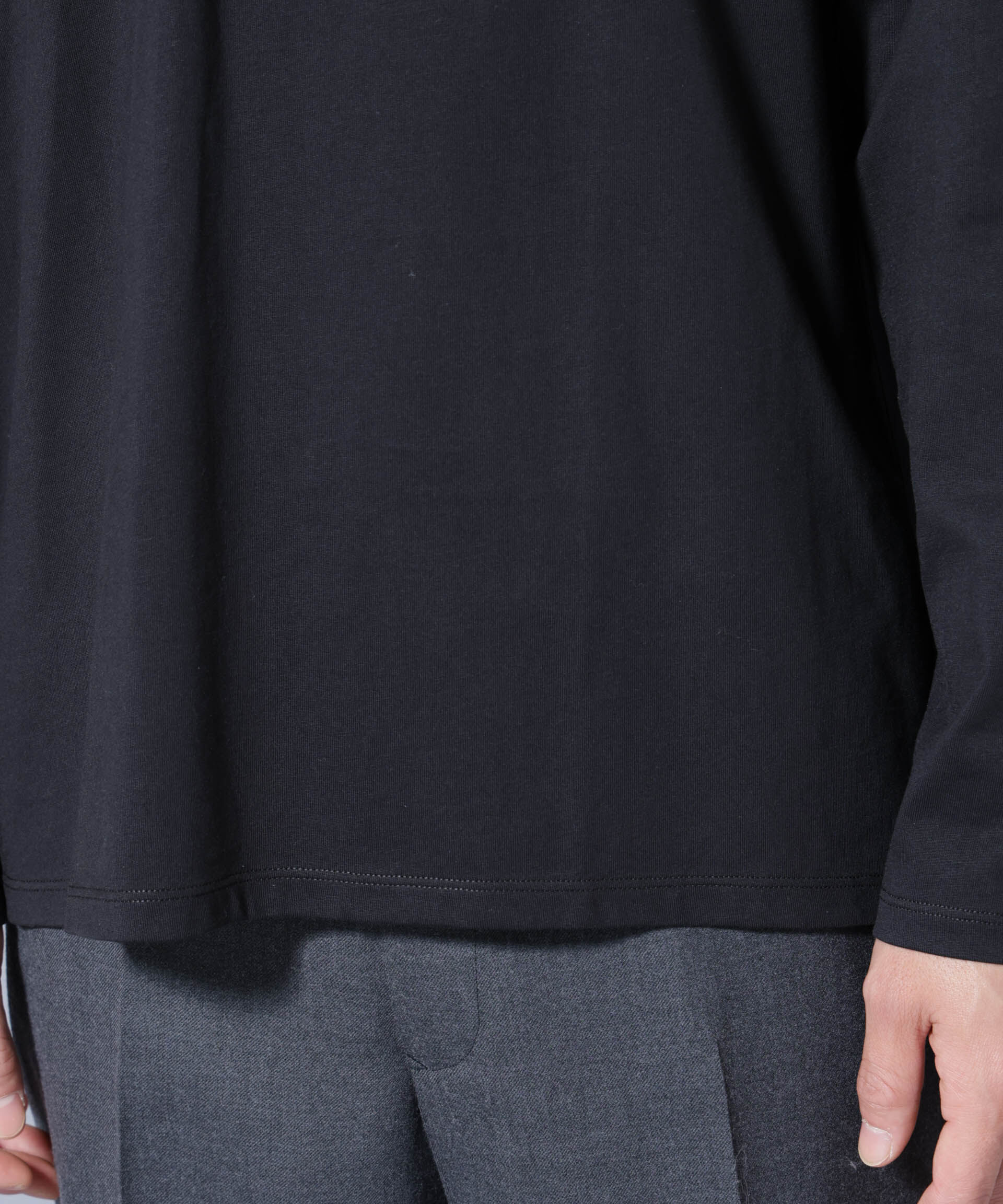 nano･universe「ジャケT(R) クルーネック 長袖」|Tシャツ・カットソー|