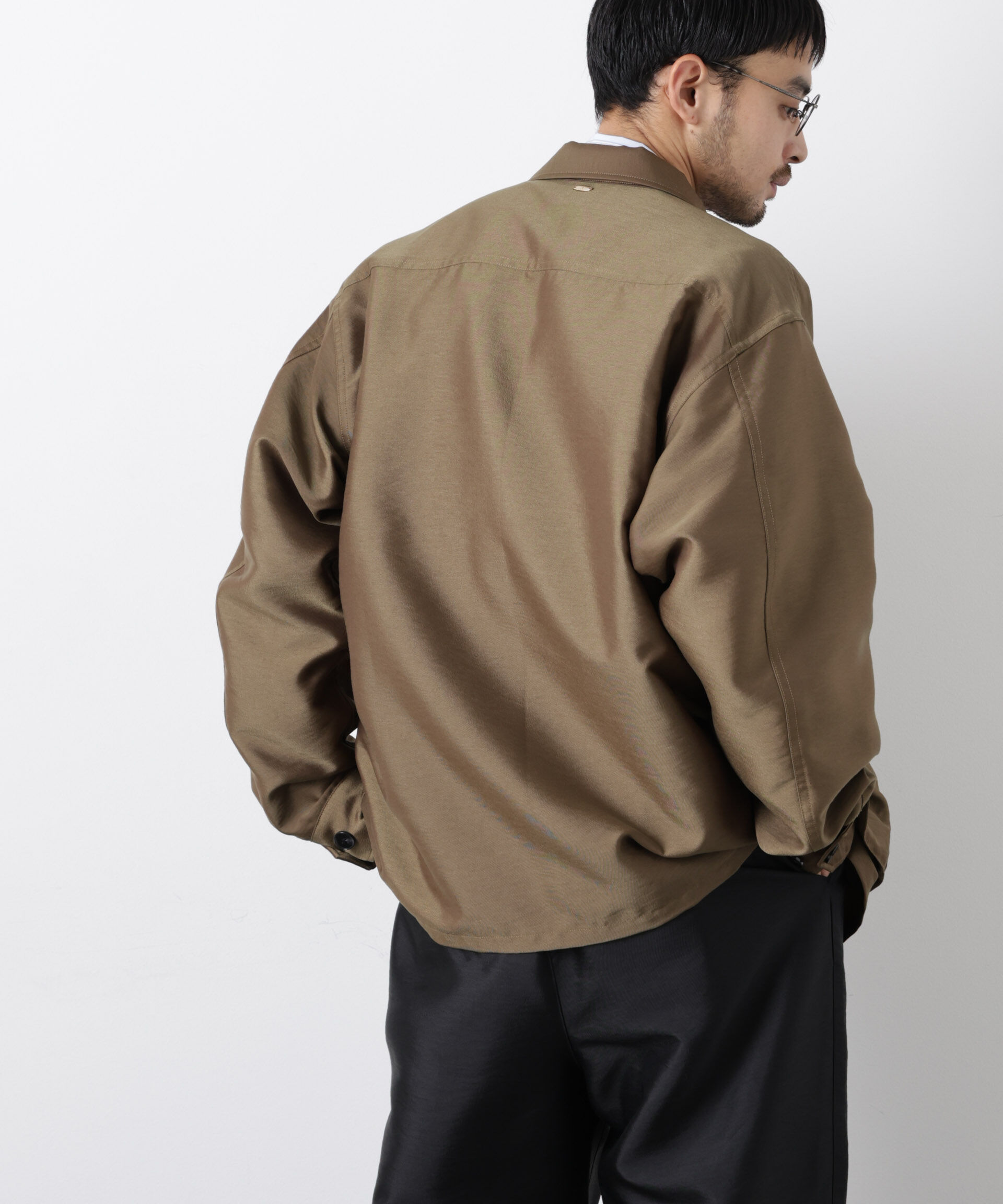 nano･universe「｢ASSEMBLANC｣ ソラーロ ファティーグジャケット」|ブルゾン・スタジャン|