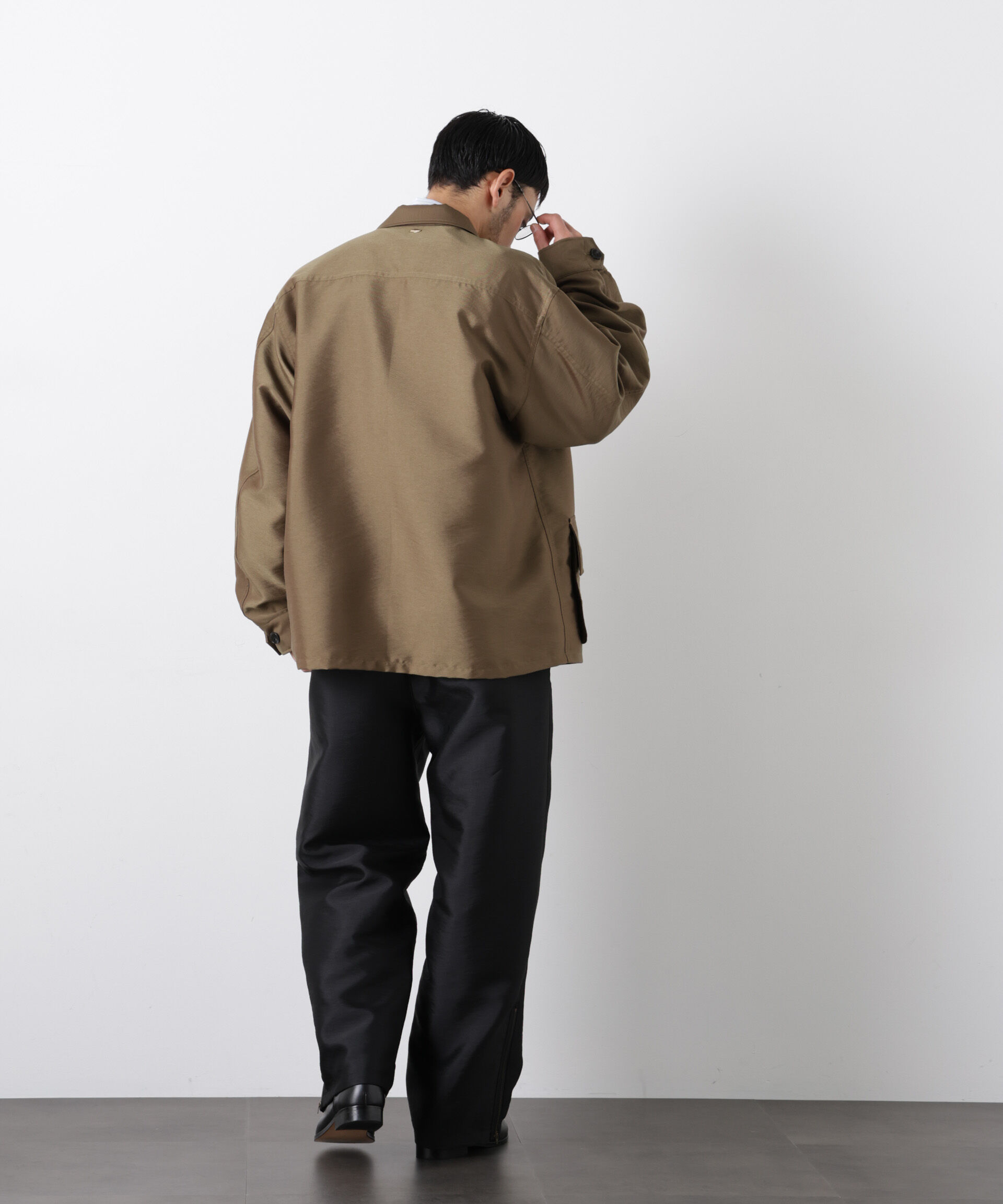 nano･universe「｢ASSEMBLANC｣ ソラーロ ファティーグジャケット」|ブルゾン・スタジャン|