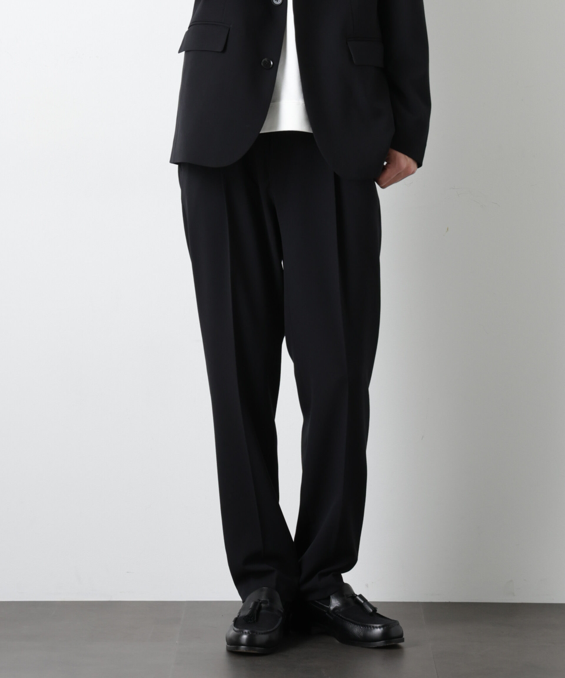 nano･universe「ALWAYS EASY ワンタックスラックス（セットアップ可）」|チノ|