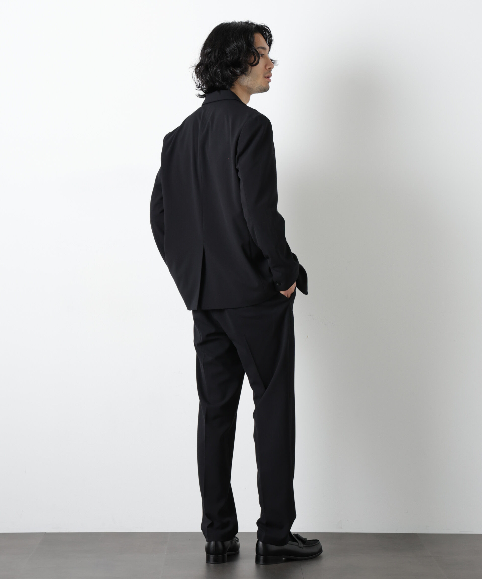 nano･universe「ALWAYS EASY ワンタックスラックス（セットアップ可）」|チノ|