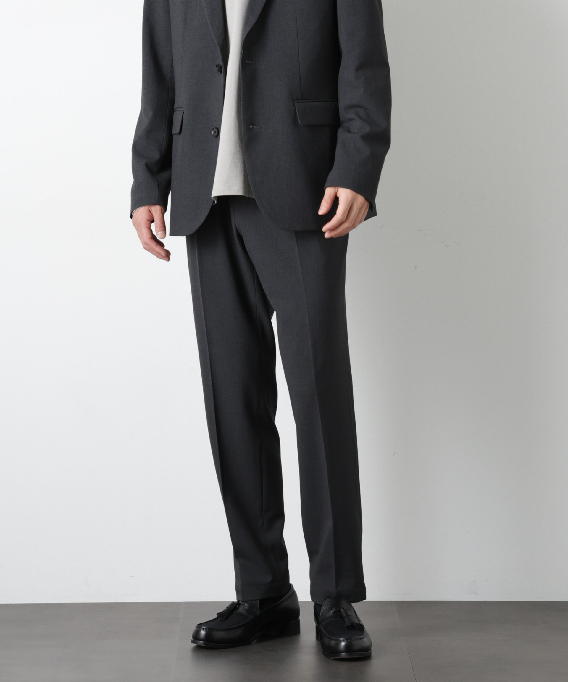 nano･universe「ALWAYS EASY ワンタックスラックス（セットアップ可）」|チノ|