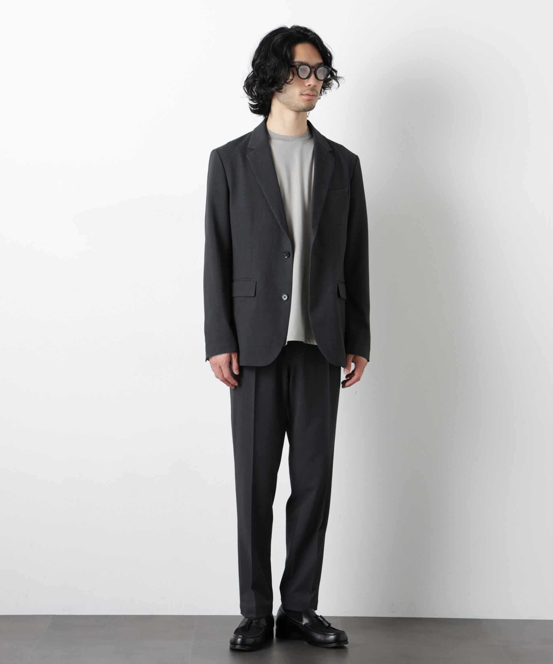 nano･universe「ALWAYS EASY ワンタックスラックス（セットアップ可）」|チノ|