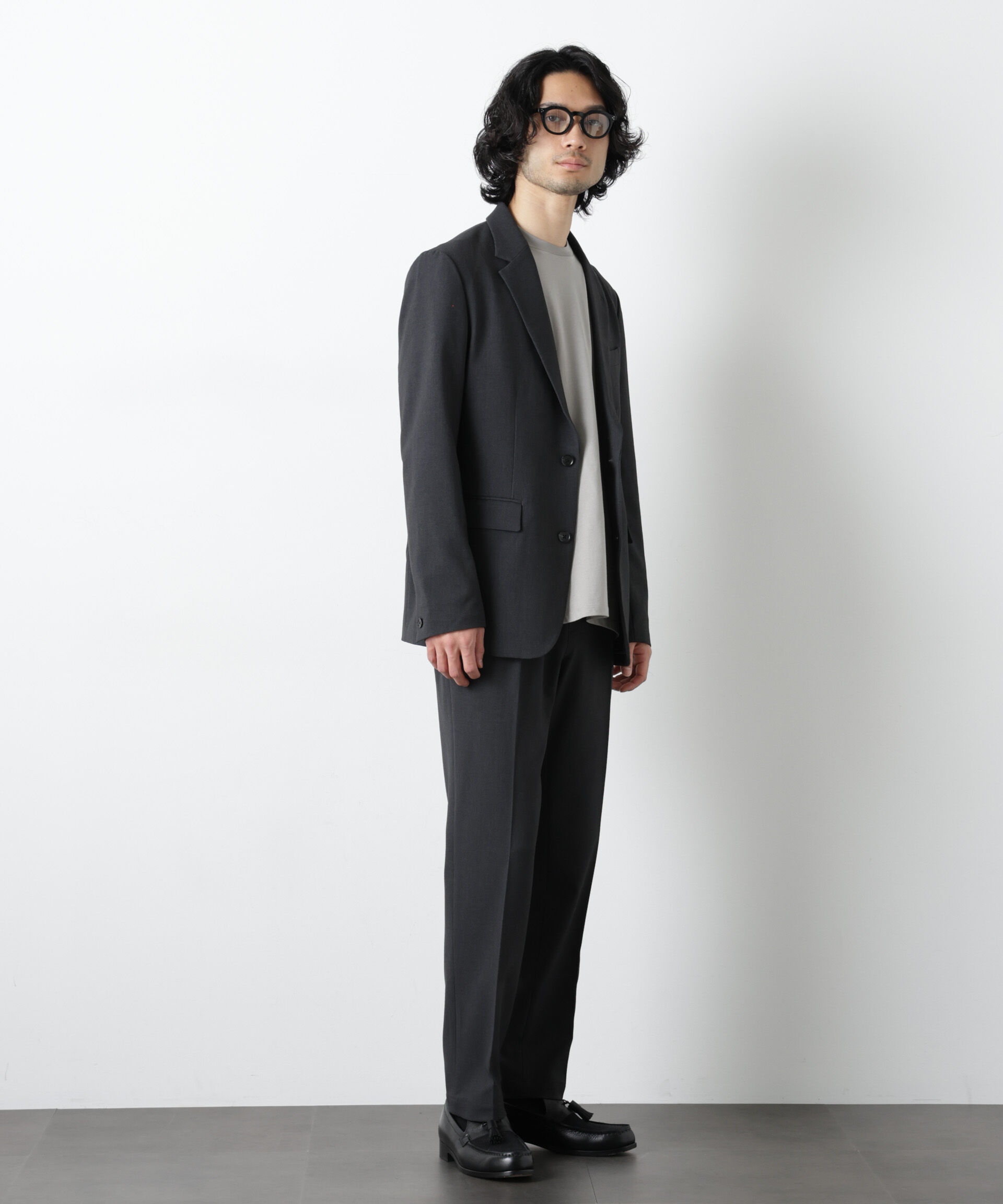 nano･universe「ALWAYS EASY ワンタックスラックス（セットアップ可）」|チノ|