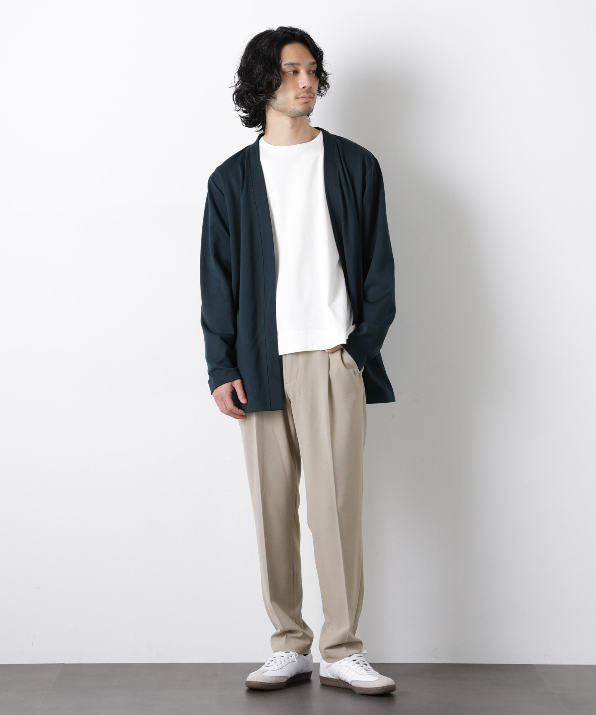 nano･universe「ALWAYS EASY ワンタックスラックス（セットアップ可）」|チノ|