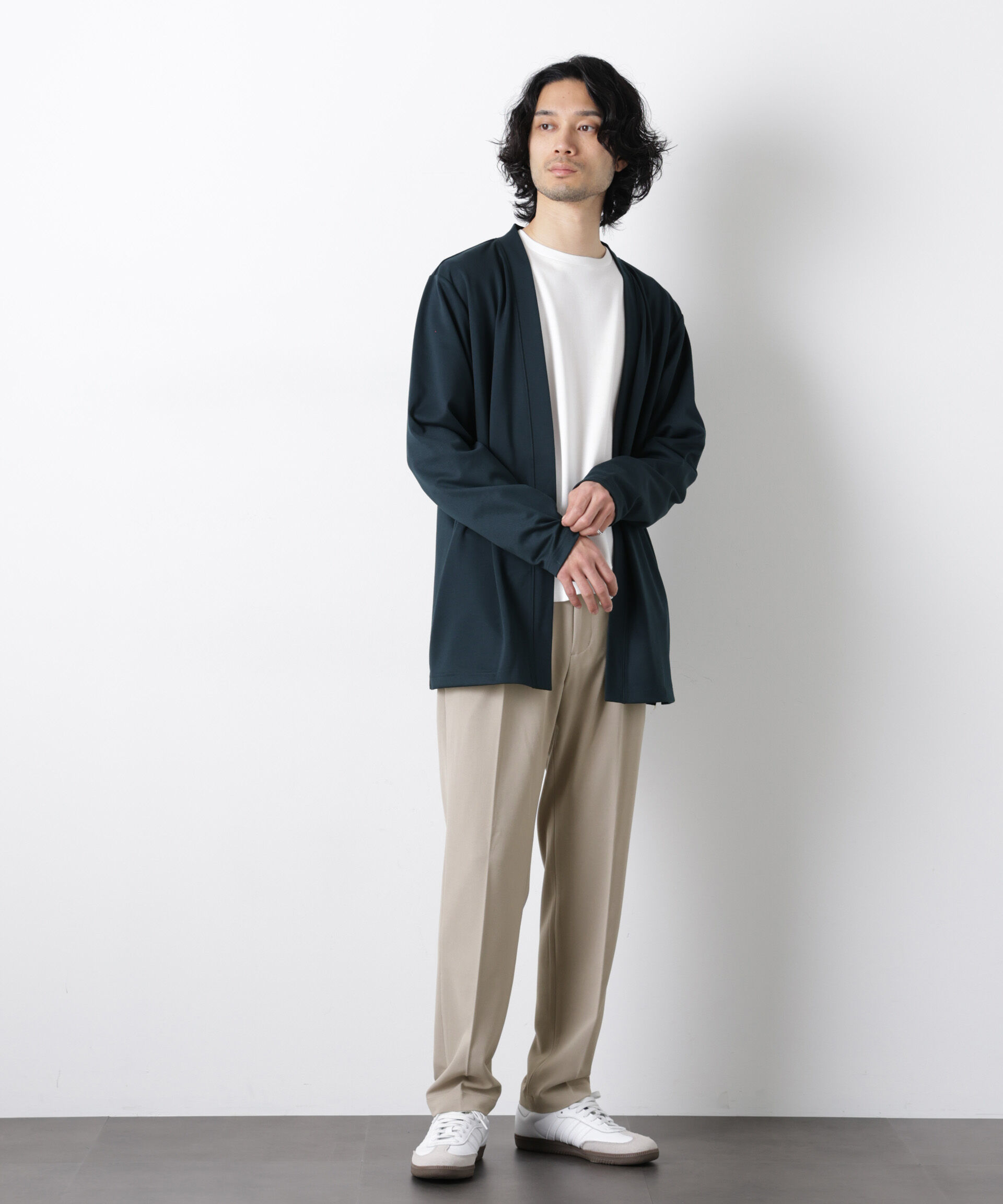 nano･universe「ALWAYS EASY ワンタックスラックス（セットアップ可）」|チノ|