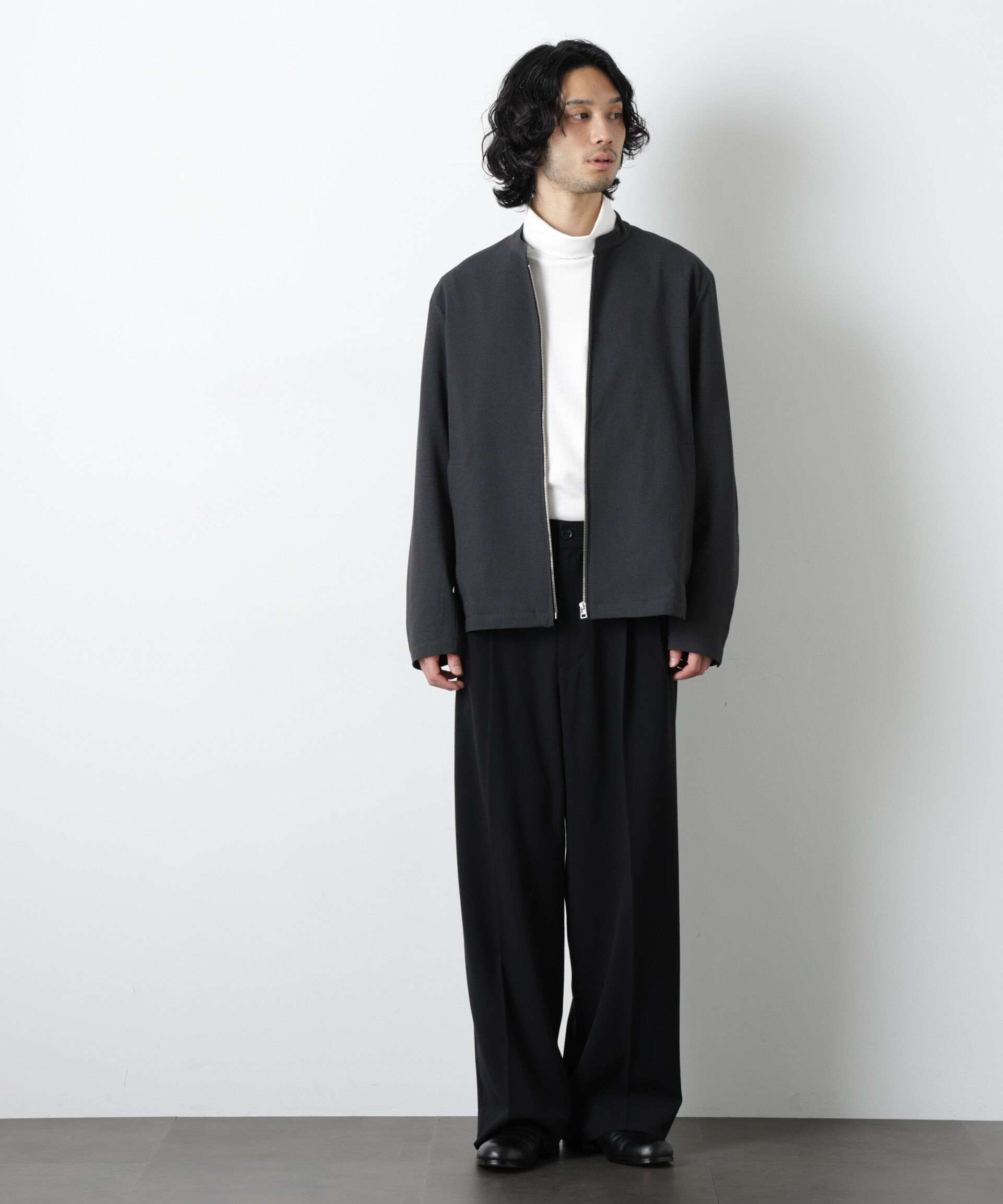 nano･universe「ALWAYS EASY ワイドスラックス（セットアップ可）」|チノ|