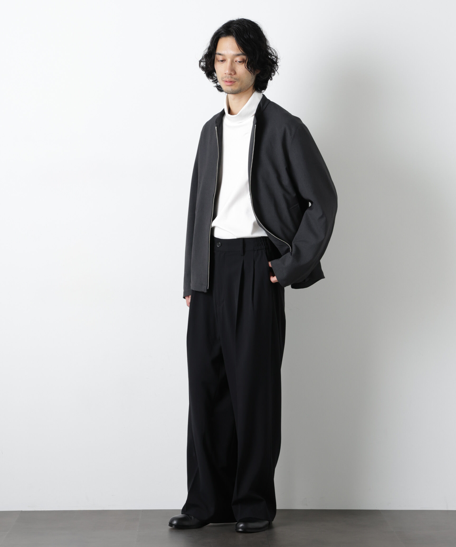 nano･universe「ALWAYS EASY ワイドスラックス（セットアップ可）」|チノ|