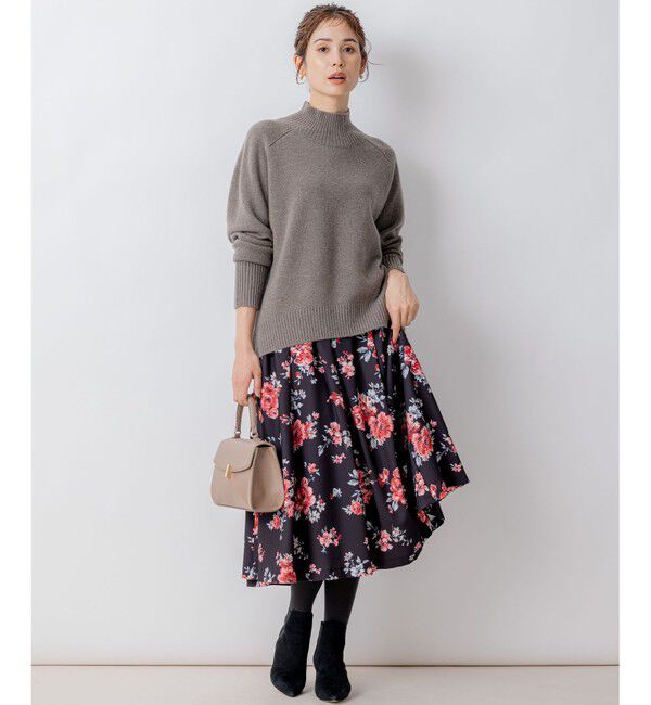 組曲「ローズシックプリント スカート」|スカート|