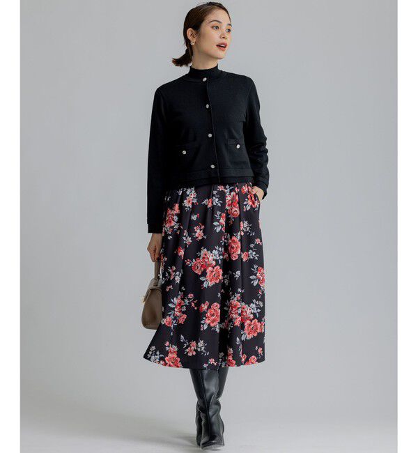 組曲「ローズシックプリント スカート」|スカート|