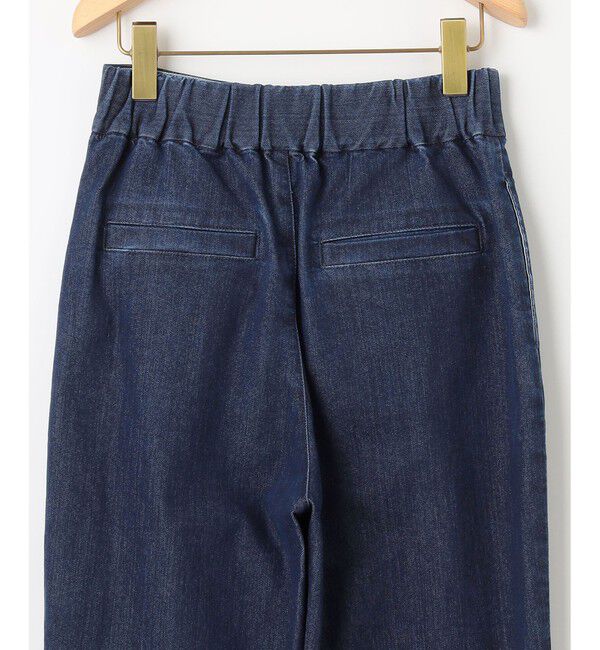 組曲「ライトデニム テーパードクロップドパンツ」|デニム|