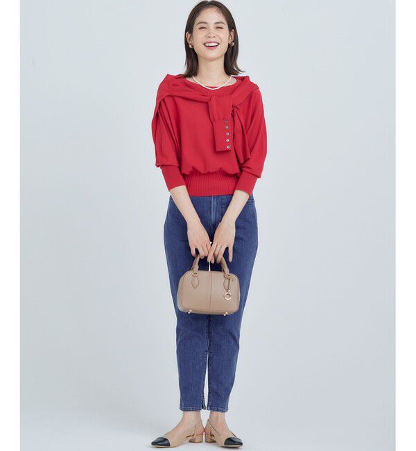 組曲「【6色展開・UVケア】クルーネックモダンカーディガン」|カーディガン|