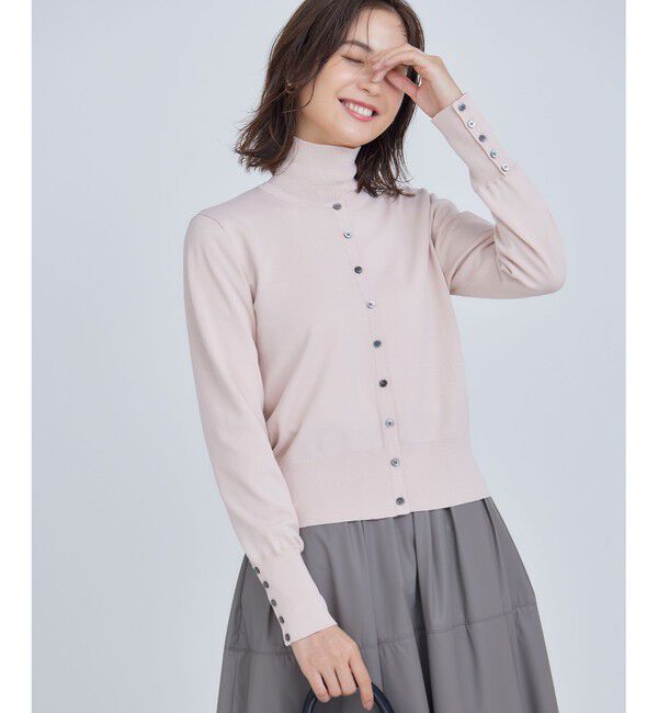 組曲「【6色展開・UVケア】クルーネックモダンカーディガン」|カーディガン|