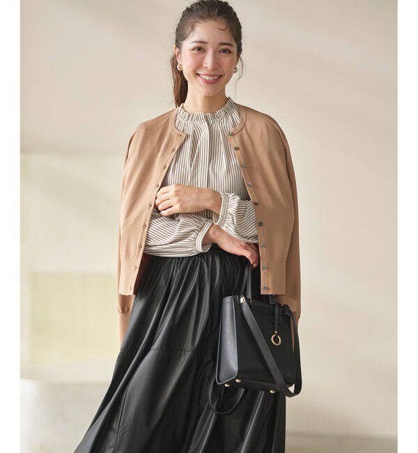 組曲「【6色展開・UVケア】クルーネックモダンカーディガン」|カーディガン|ｷｬﾒﾙﾍﾞ