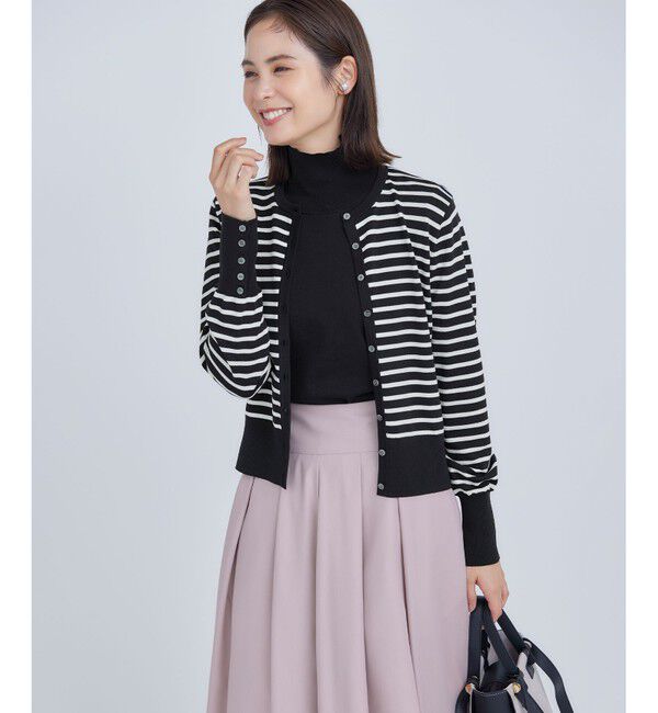 組曲「【6色展開・UVケア】クルーネックモダンカーディガン」|カーディガン|