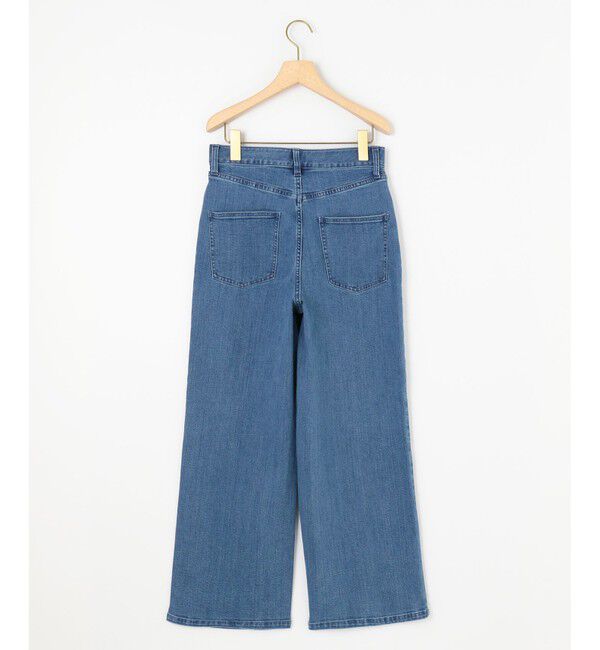 組曲「ライトデニム セミワイドパンツ」|デニム|