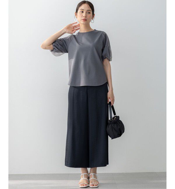 組曲「【WEB限定】チュールポンチドッキング Tシャツ」|Tシャツ・カットソー|