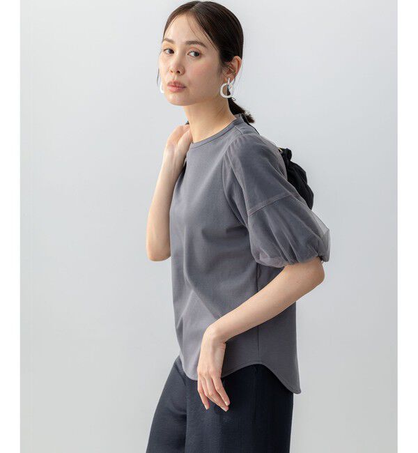 組曲「【WEB限定】チュールポンチドッキング Tシャツ」|Tシャツ・カットソー|