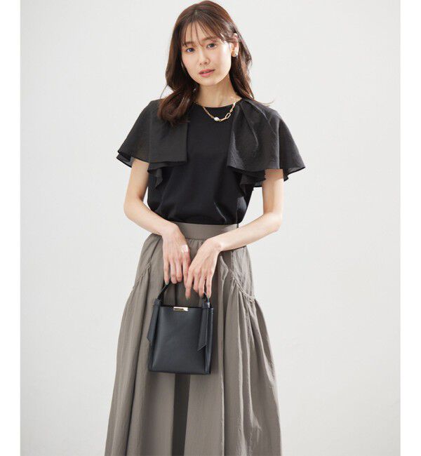 組曲「コットンポンチケープライク ブラウス」|Tシャツ・カットソー|