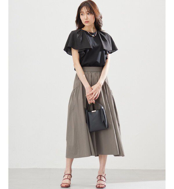 組曲「コットンポンチケープライク ブラウス」|Tシャツ・カットソー|