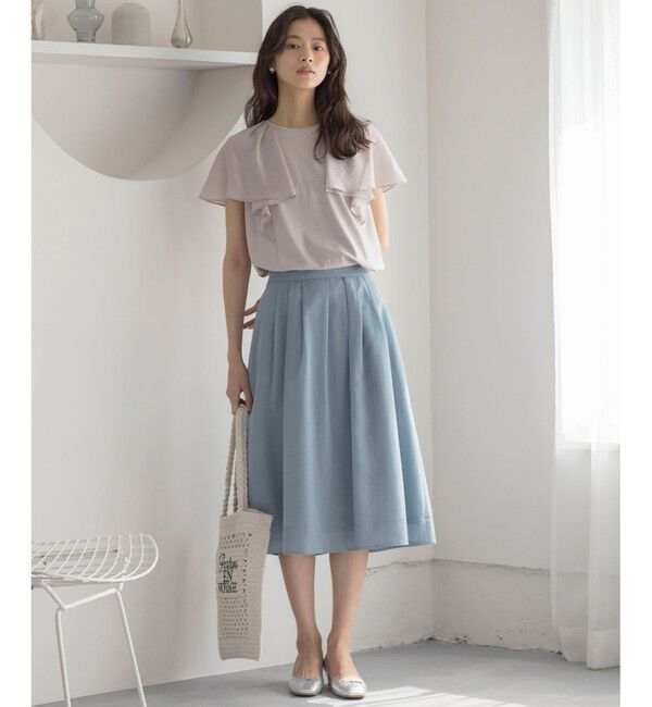 組曲「コットンポンチケープライク ブラウス」|Tシャツ・カットソー|