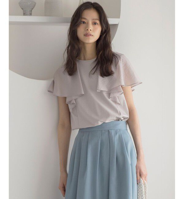 組曲「コットンポンチケープライク ブラウス」|Tシャツ・カットソー|