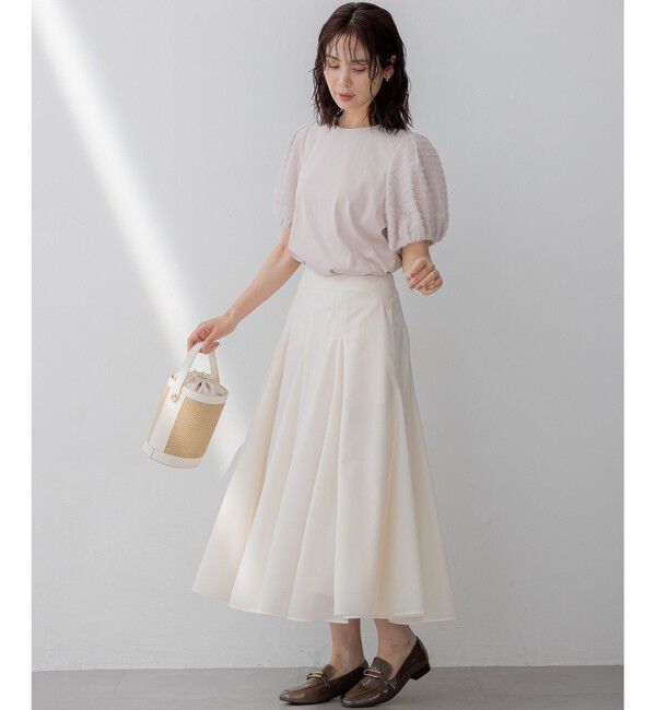 組曲「華感コンビネーションスリーブ カットソー」|Tシャツ・カットソー|