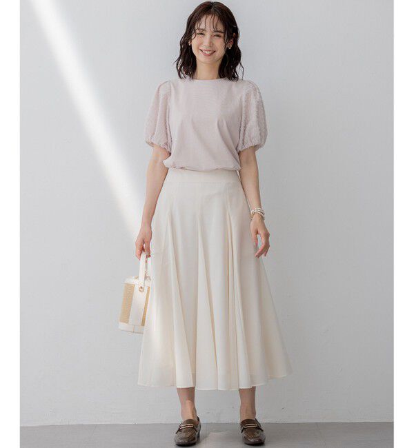 組曲「華感コンビネーションスリーブ カットソー」|Tシャツ・カットソー|