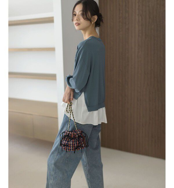 組曲「ストレッチクリアドッキング ニットプルオーバー」|ニット・セーター|