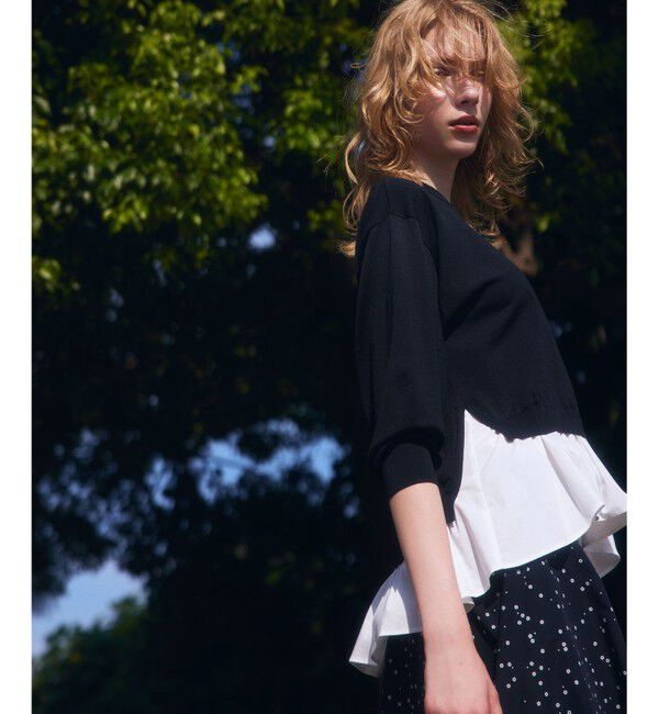 組曲「ストレッチクリアドッキング ニットプルオーバー」|ニット・セーター|