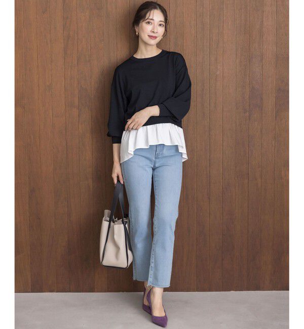 組曲「ストレッチクリアドッキング ニットプルオーバー」|ニット・セーター|