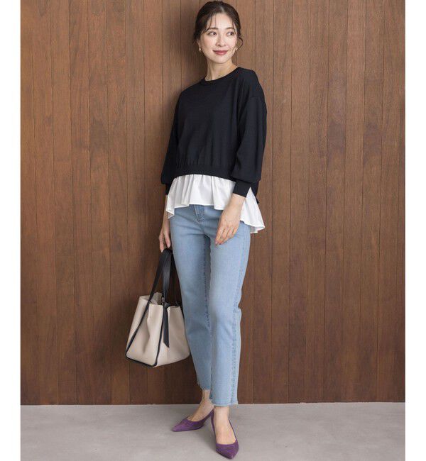 組曲「ストレッチクリアドッキング ニットプルオーバー」|ニット・セーター|